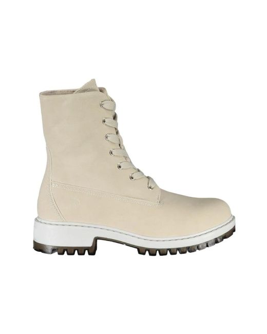 U.S. POLO ASSN. Natural Lace-Up Boots