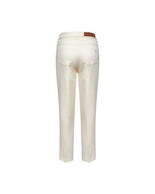 Slim-Fit Jeans Silvian Heach de color Natural