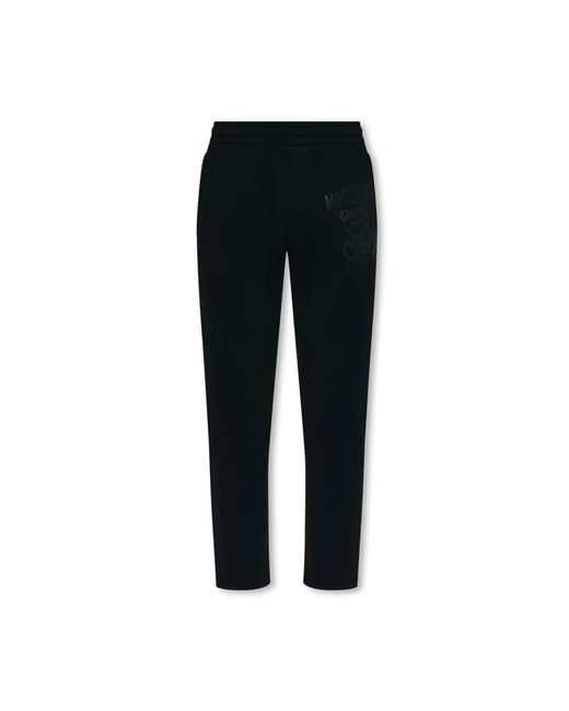 Trousers > sweatpants Moschino pour homme en coloris Black