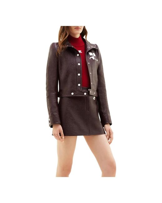 Courreges Brown Light Jackets