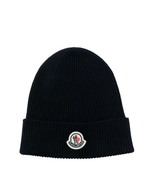 Moncler Beanies in het Black voor heren