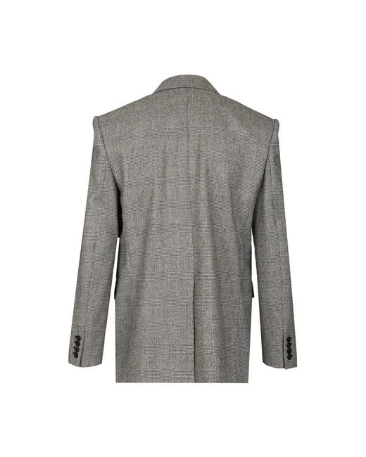 Saint Laurent Gray Blazers for men