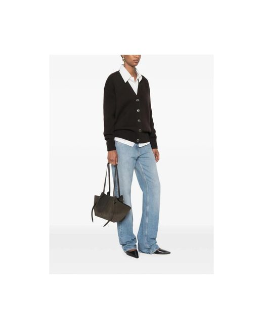 Yuzefi Black Shopping Bags