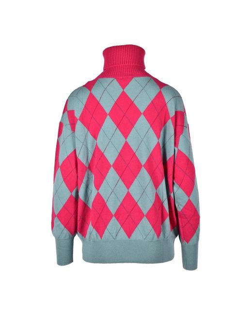 Ballantyne Red Cashmere Knitwear