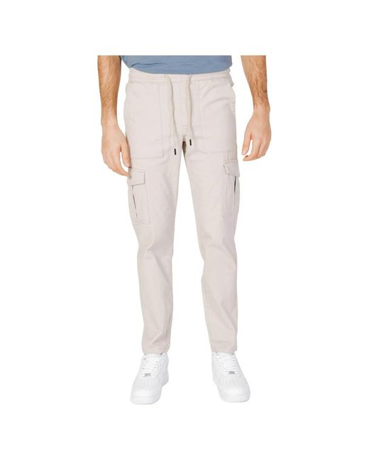 Only & Sons Gray Slim-Fit Trousers for men