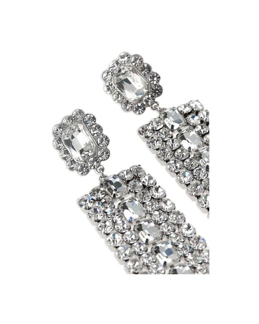 Self-Portrait White Earrings