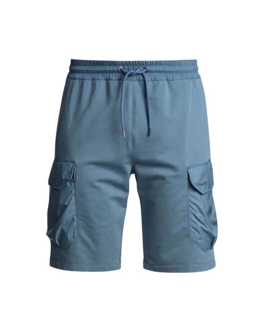Parajumpers Blue Casual Shorts for men