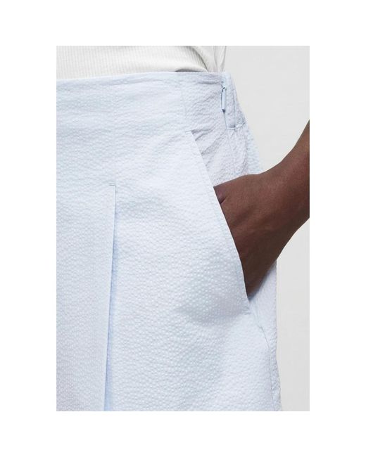 Max Mara Blue Casual Shorts
