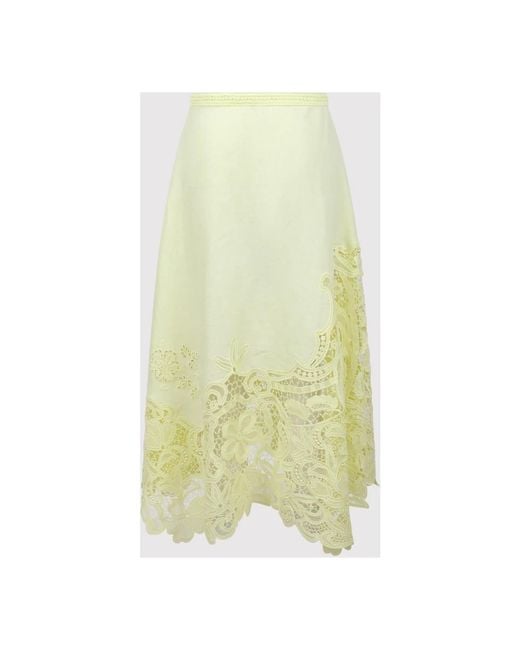 Midi Skirts Ulla Johnson en coloris Yellow