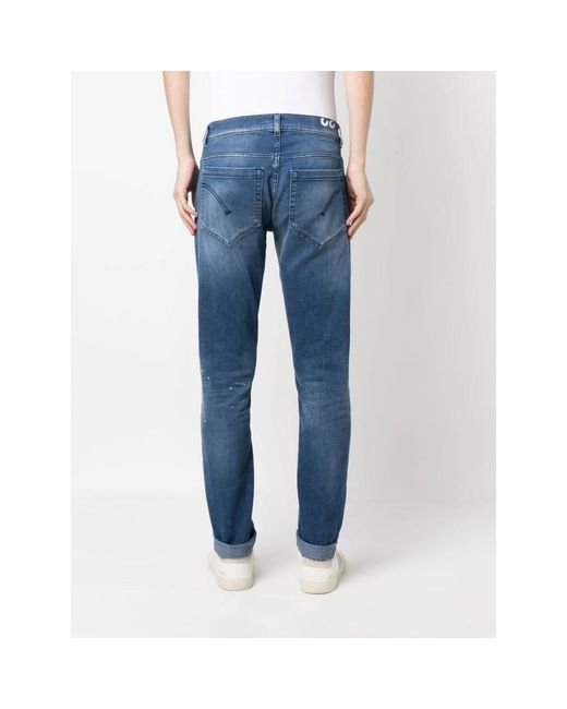 Dondup Blue Slim-Fit Jeans for men