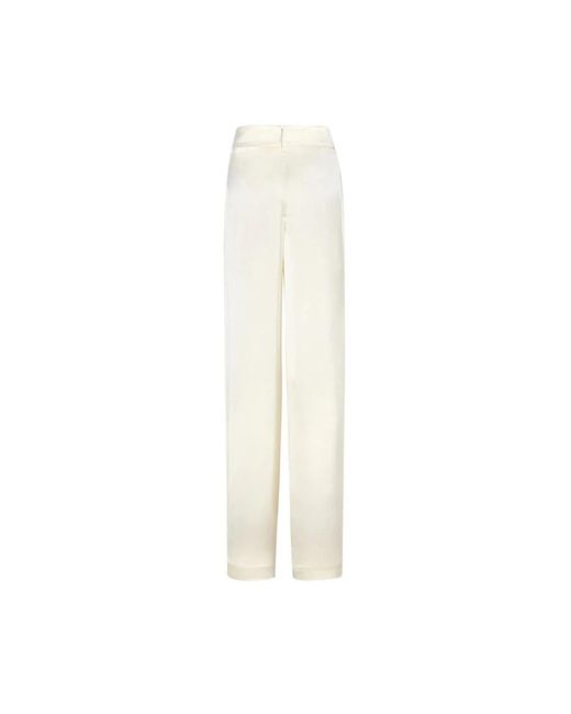 Trousers > wide trousers MVP WARDROBE en coloris White