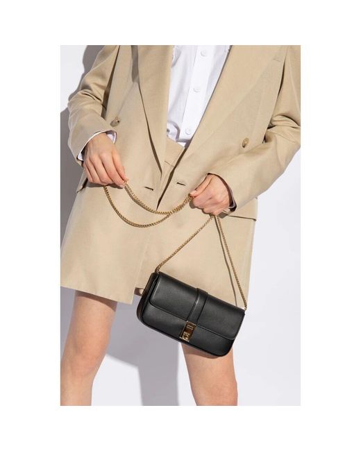 Ferragamo Black Arch mini schultertasche
