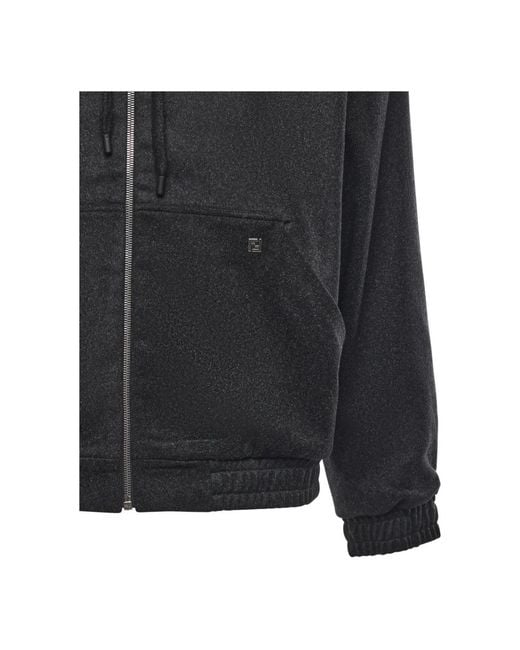 Fendi Black Zip-Throughs for men
