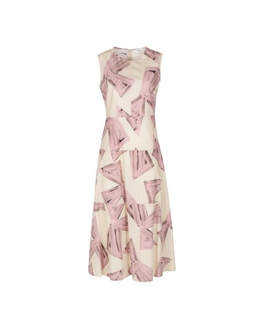 Ottod'Ame Midi Dresses in het Pink