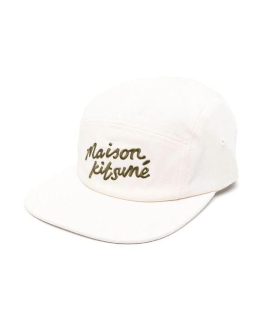 Maison Kitsuné White Caps for men