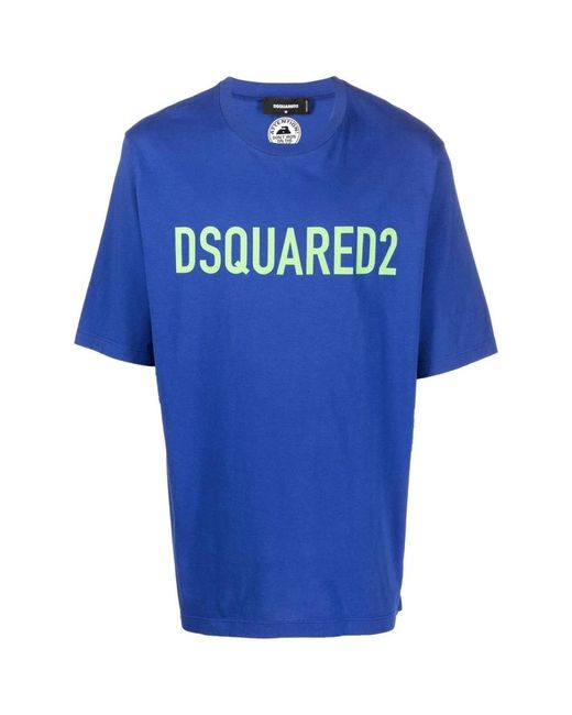DSquared² T-Shirts in het Blue voor heren