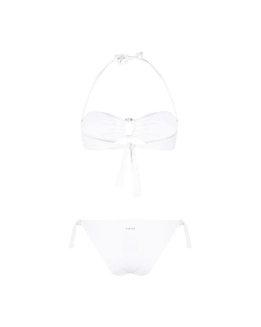 Bikinis Fisico de color White