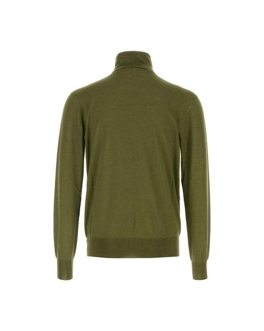 Saint Laurent Green Turtlenecks for men