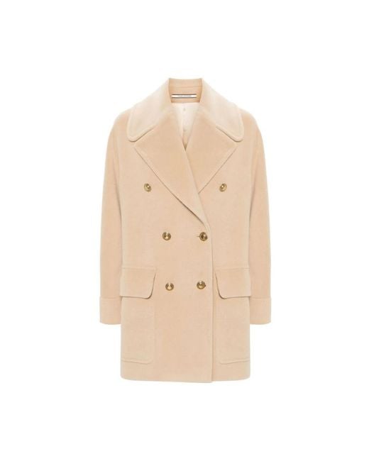 Tagliatore Natural Double-Breasted Coats