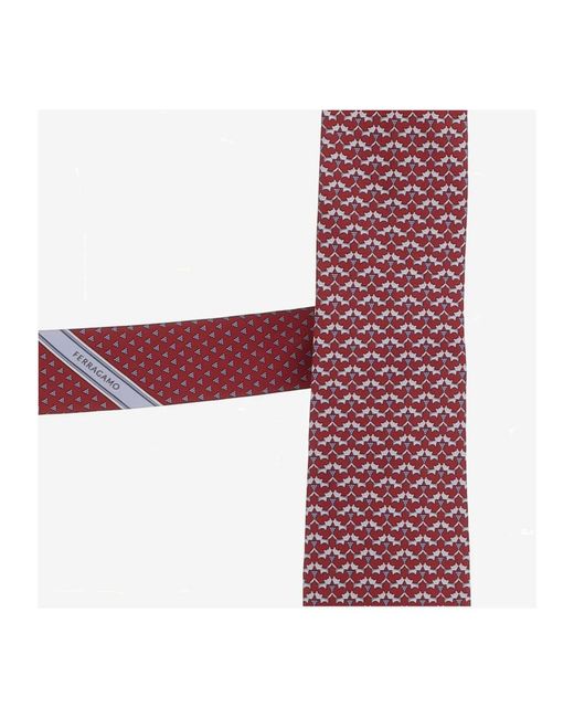 Ferragamo Purple Ties for men