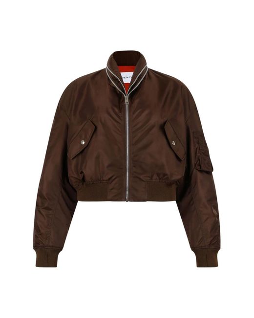 Givenchy Brown Bomber Jackets