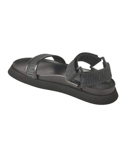 Moschino Flat sandals in Black für Herren