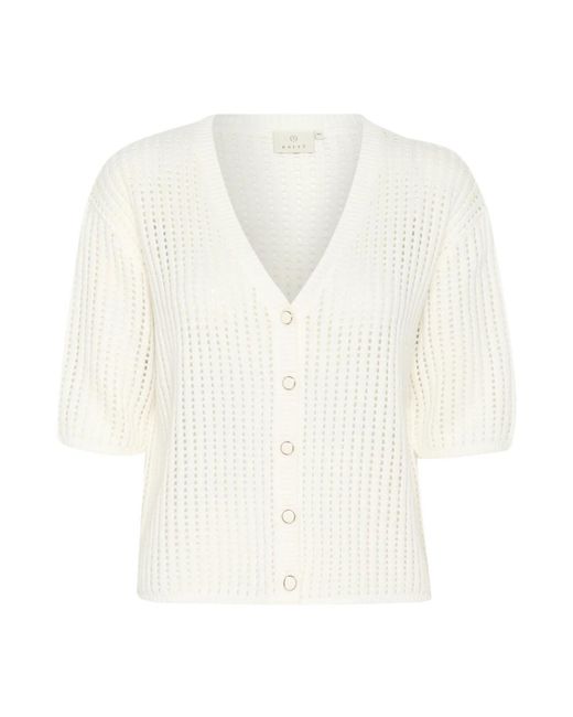 Kaffe Cardigans in het White