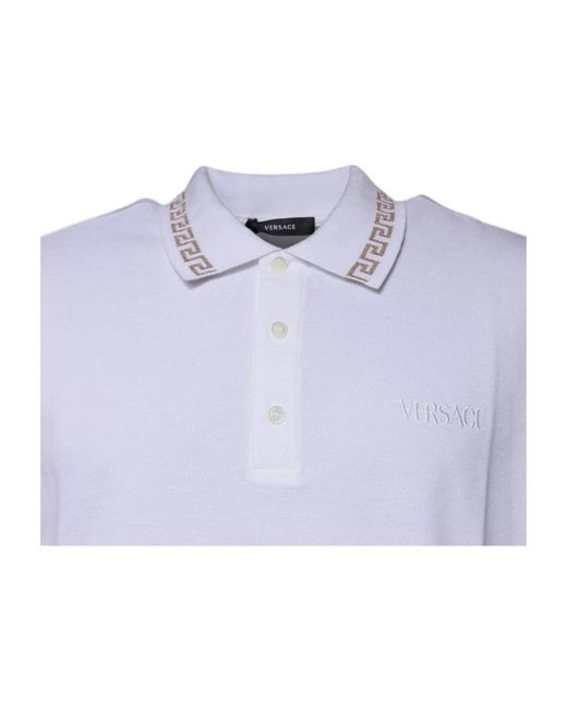 Versace Polo Shirts in het Purple voor heren