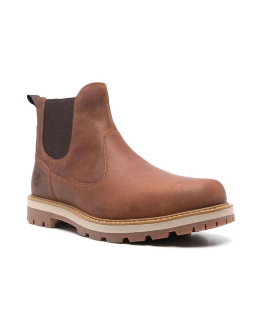 Timberland Brown Chelsea Boots for men