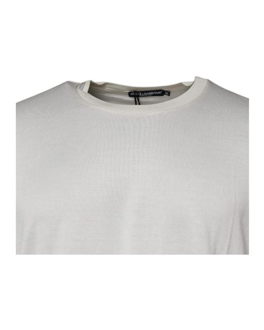 Dolce & Gabbana Gray T-Shirts for men