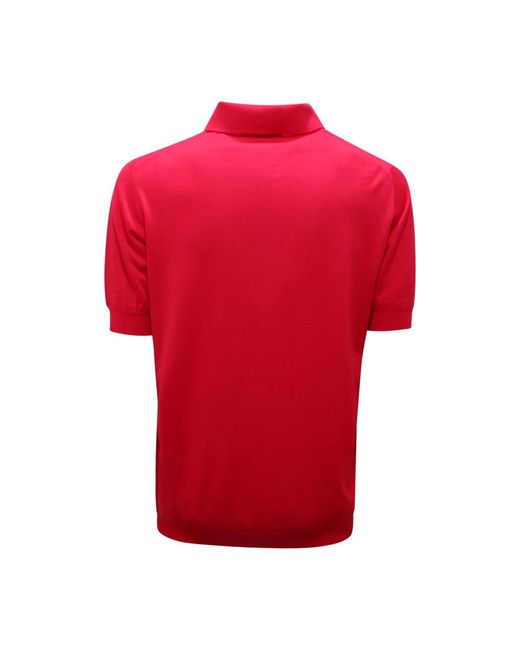 GOES BOTANICAL Red Polo Shirts for men