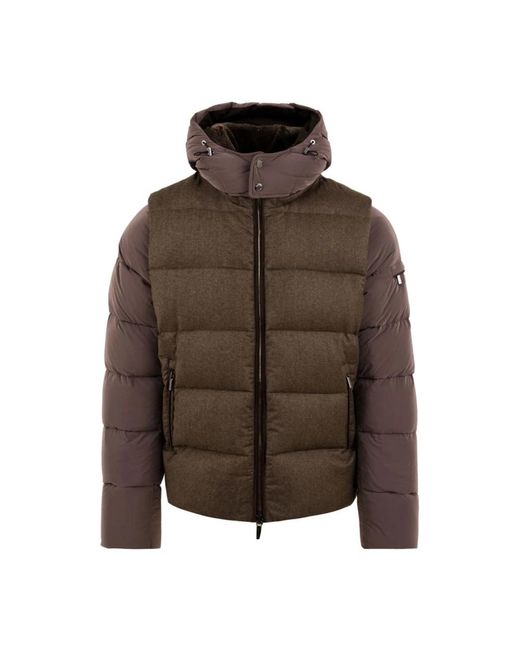 Moorer Brown Winter Jackets for men