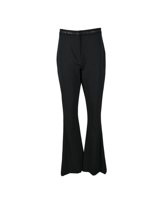 Versace Jeans Couture Black Elegante polyester elasthan hose