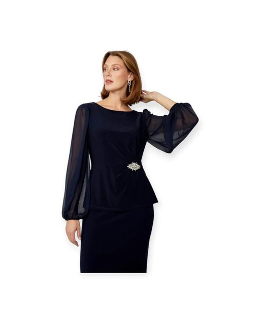 FRANK LYMAN Polyester Blouse in het Blue