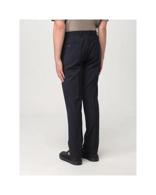 Emporio Armani Blue Suit Trousers for men