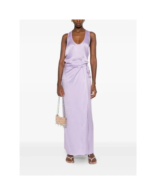 CHRISTIAN BOARO Purple Maxi Skirts