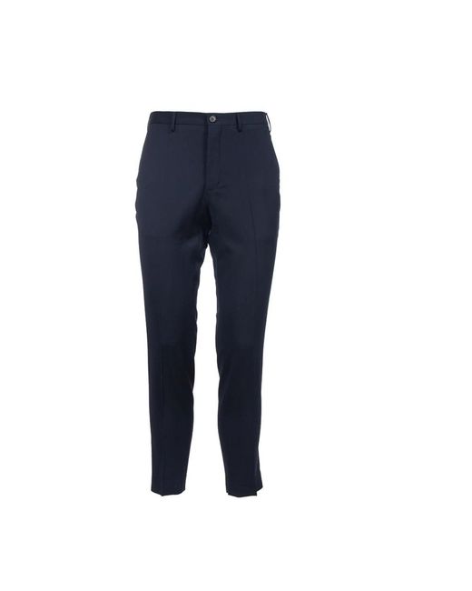 Incotex Blue Suit Trousers for men