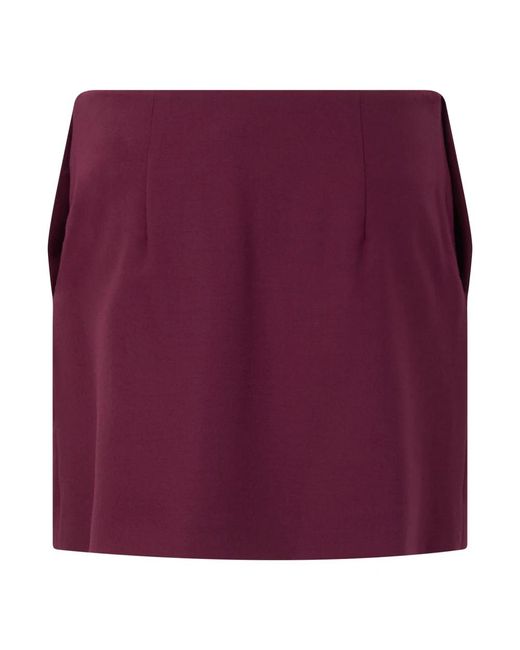Alberta Ferretti Purple Short Skirts