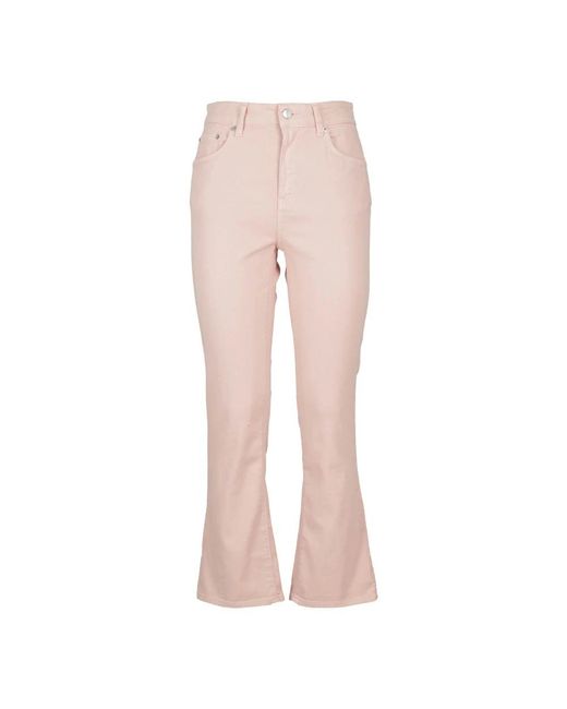 Department 5 Pink Flare Jeans
