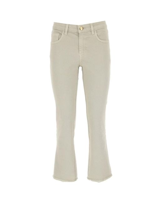 Fay Natural Wide Jeans