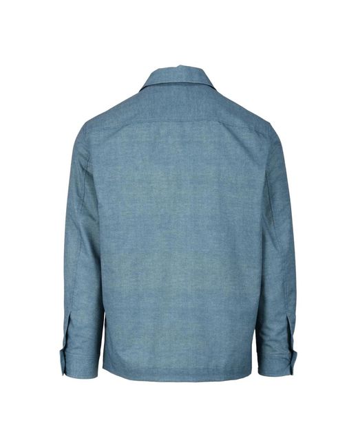 HUGO Jassen ,Blauw ,Polyester Jas in het Blue voor heren
