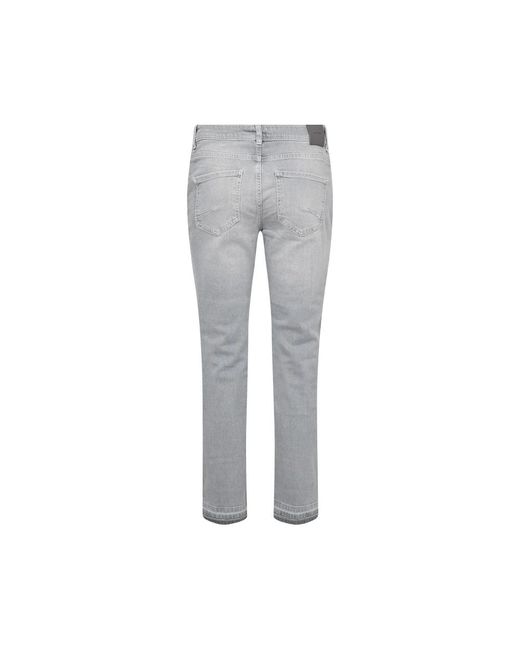 Mos Mosh Gray Cropped Jeans