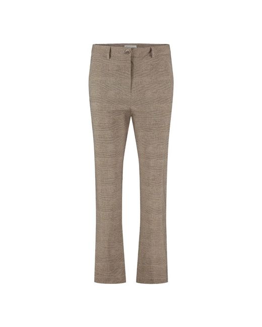 Straight trousers Jane Lushka de color Gray