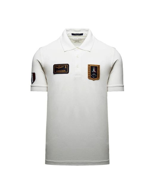 Aeronautica Militare Gray Polo Shirts for men