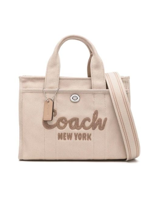 COACH Cargo Shopper in het Natural