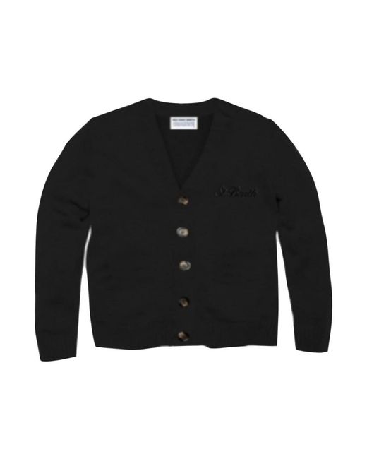Mc2 Saint Barth Truien & Vesten ,Zwart ,Cashmere Cardigan in het Black voor heren