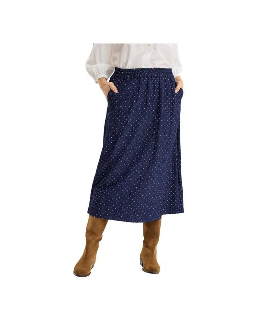 iN FRONT Blue Midi Skirts