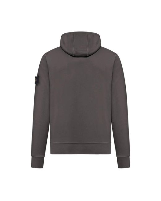 Stone Island Gray Hoodies for men