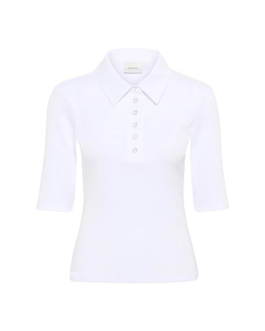 Gestuz White Polo Shirts