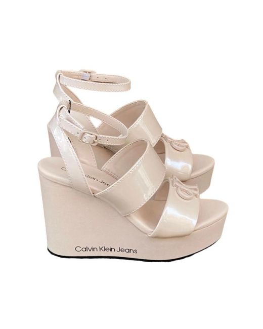 Shoes > heels > wedges Calvin Klein en coloris Natural